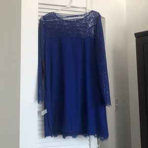 Royal blue dress
